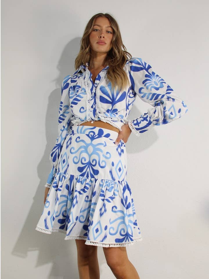 SHIRTS AND SKIRT SET for wholesale by Mulla