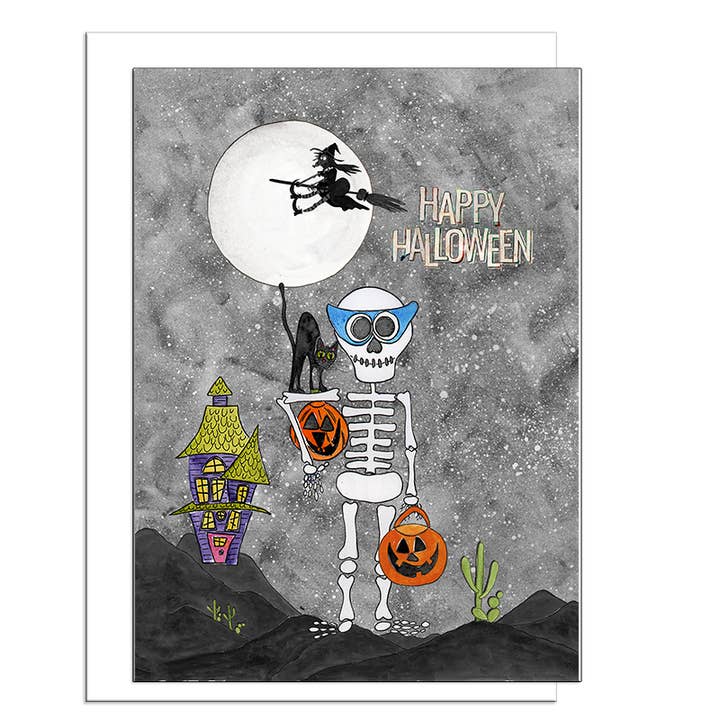 Haunted Desert Skeleton for wholesale by Zinnia Sky Studio LLC