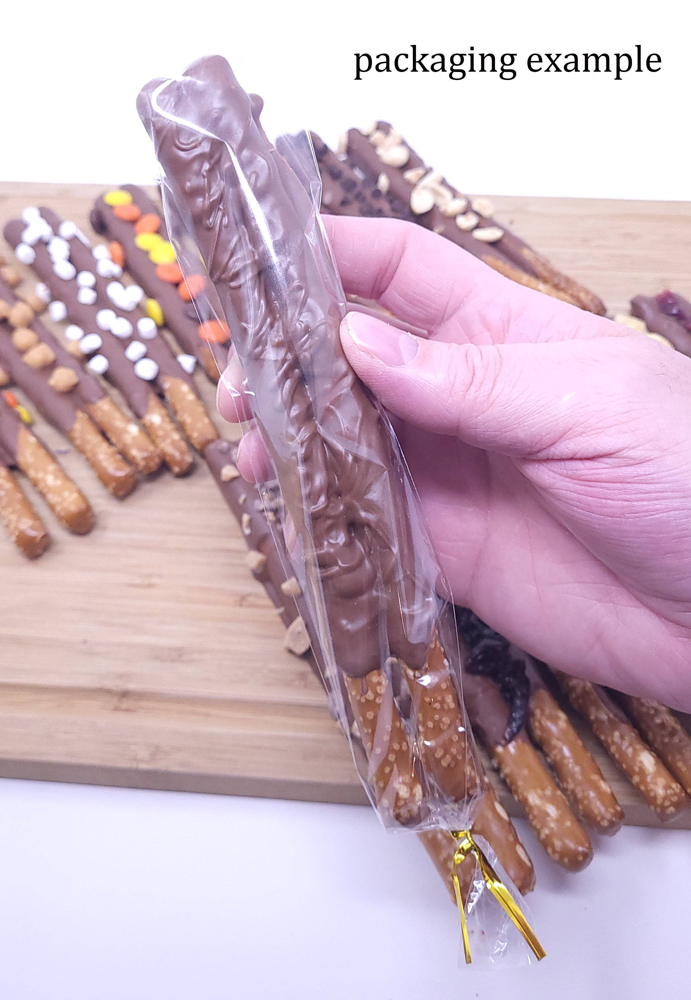Wild Angel Treats, LLC - Wholesale Chocolate Covered Sweets - 2-Pack Gourmet Chocolate Covered Pretzel Rods2