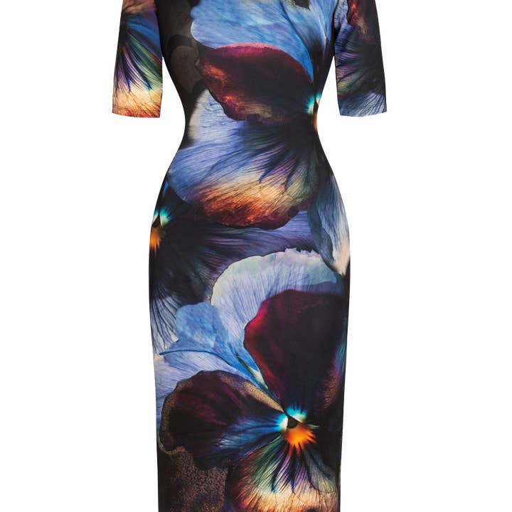 OPEN SHOULDERS DRESS - VIOLET for wholesale by Fashion Roots