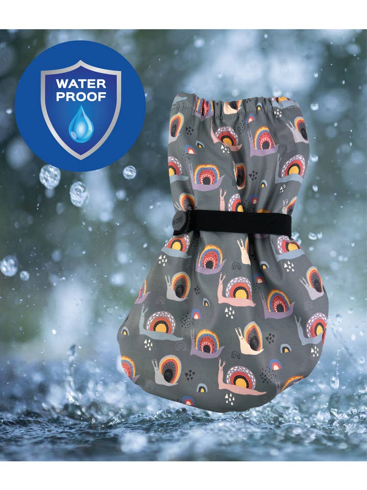 HECKBO – Großhandel Gummistiefel – Kinder – Baby Füßlinge Regenfüßlinge Schnecke - mit Vlies Futter