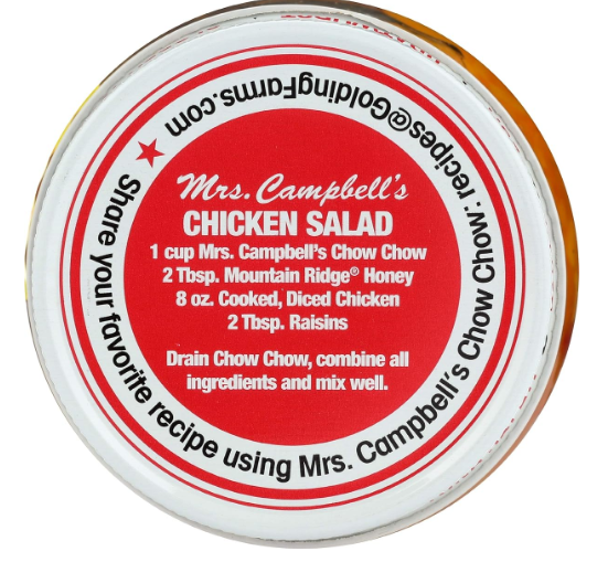 Wholesome Good - Wholesale Relish - Mrs. Campbell's Hot Chow Chow / 16 oz per unit2