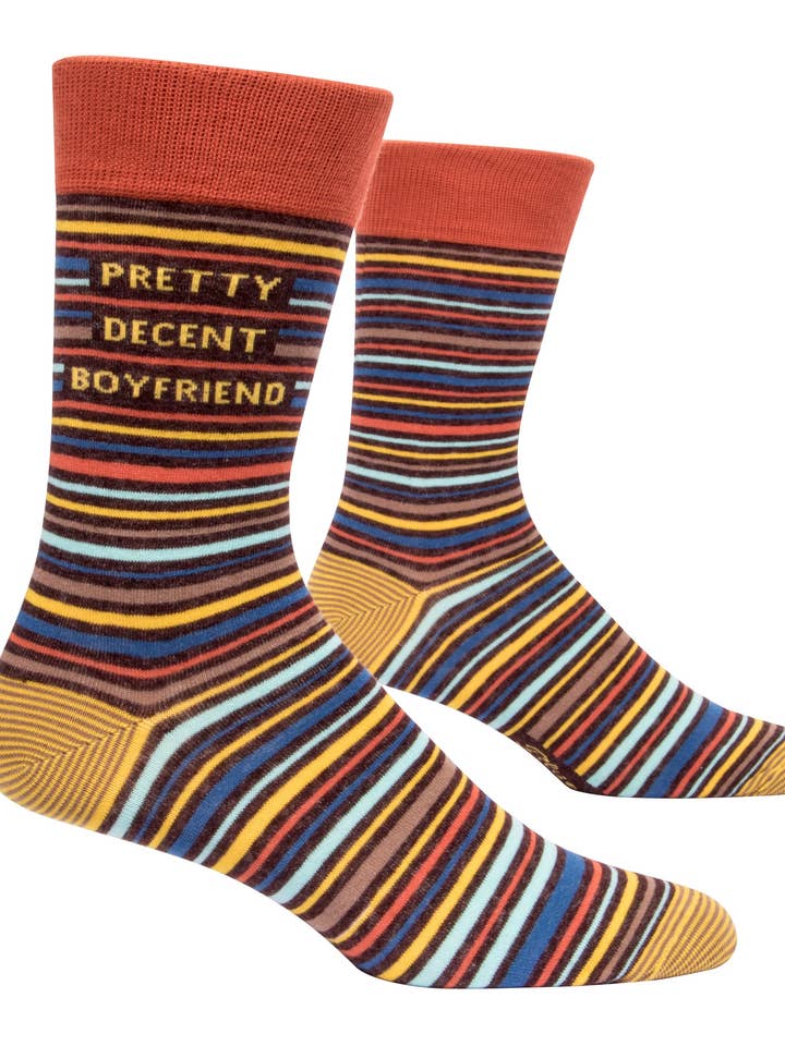 Men's Socks - Pretty Decent Boyfriend for wholesale by Optoco