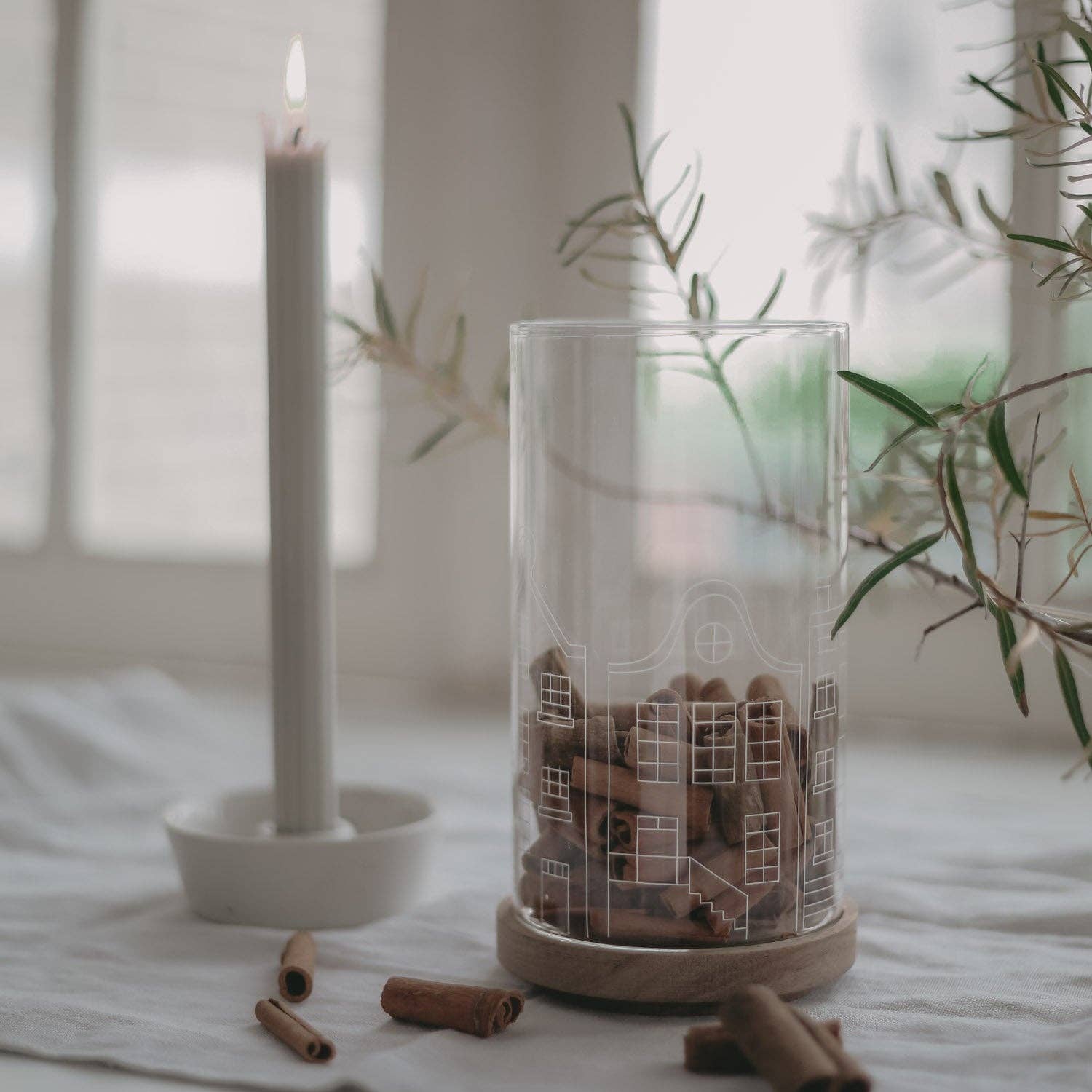 Eulenschnitt - Wholesale Jar - Storage jar houses 19cm (PU = 4 pcs)0