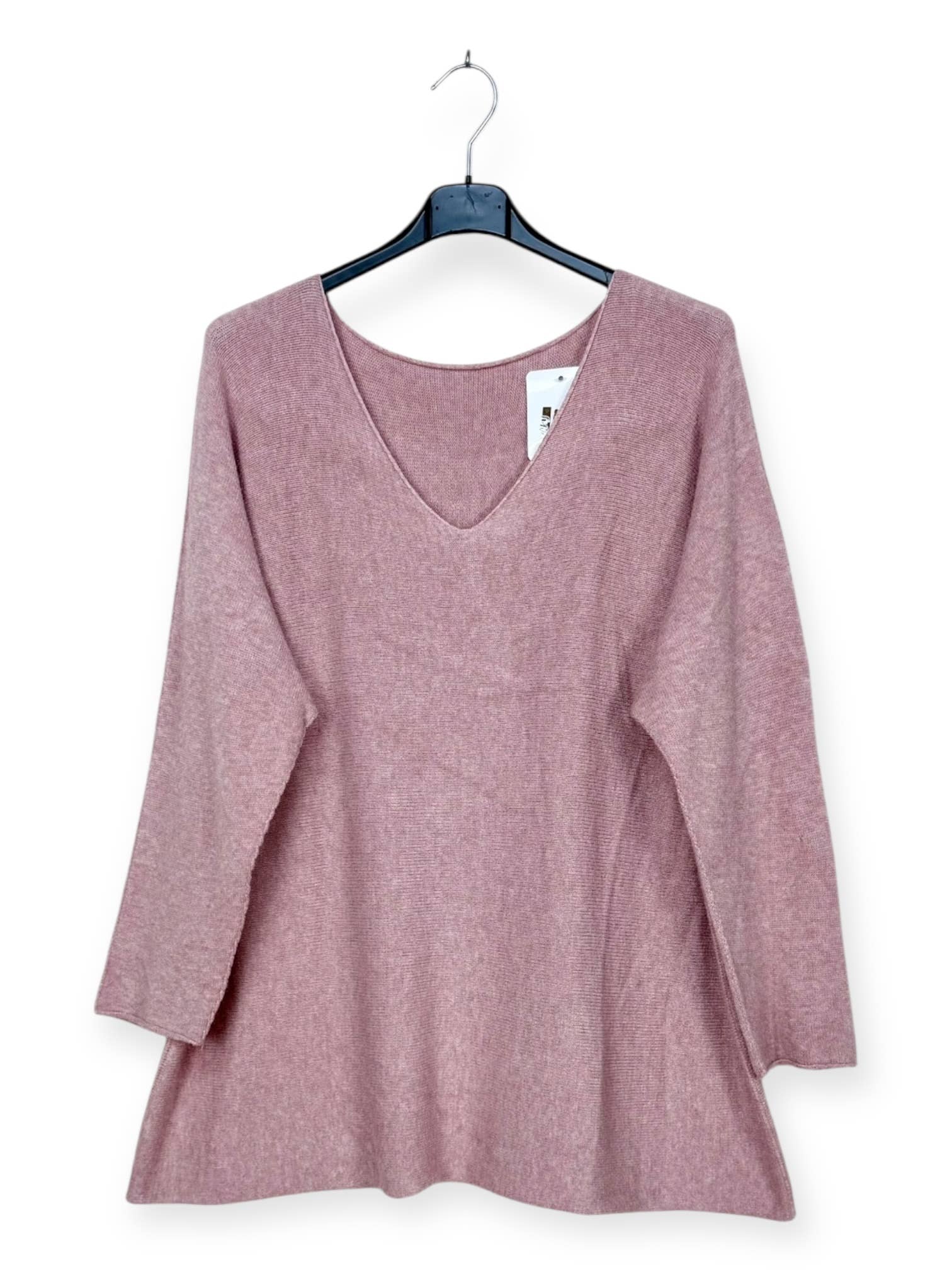 Lucky Nana - Wholesale Knit Sweater - Women's - AH L2218 - Plus Size V-Neck Sweater19