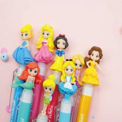 K-Wonderland – Engroshandel Pen – Disney Princess premium kuglepen med 3 farver5