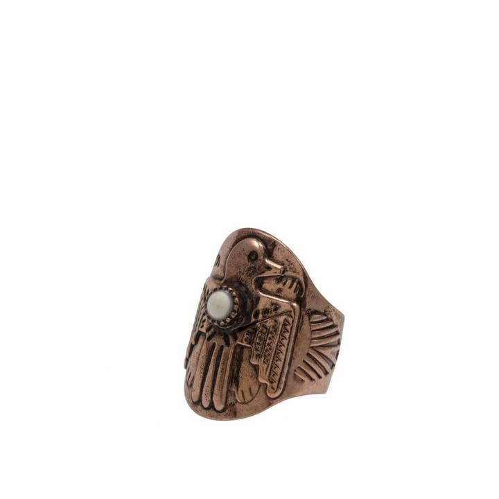 anbfashion - Vente Bague de cocktail/de cérémonie - MANCHETTE EN FORME D'OISEAU TRIBAL C02-015-SR0271