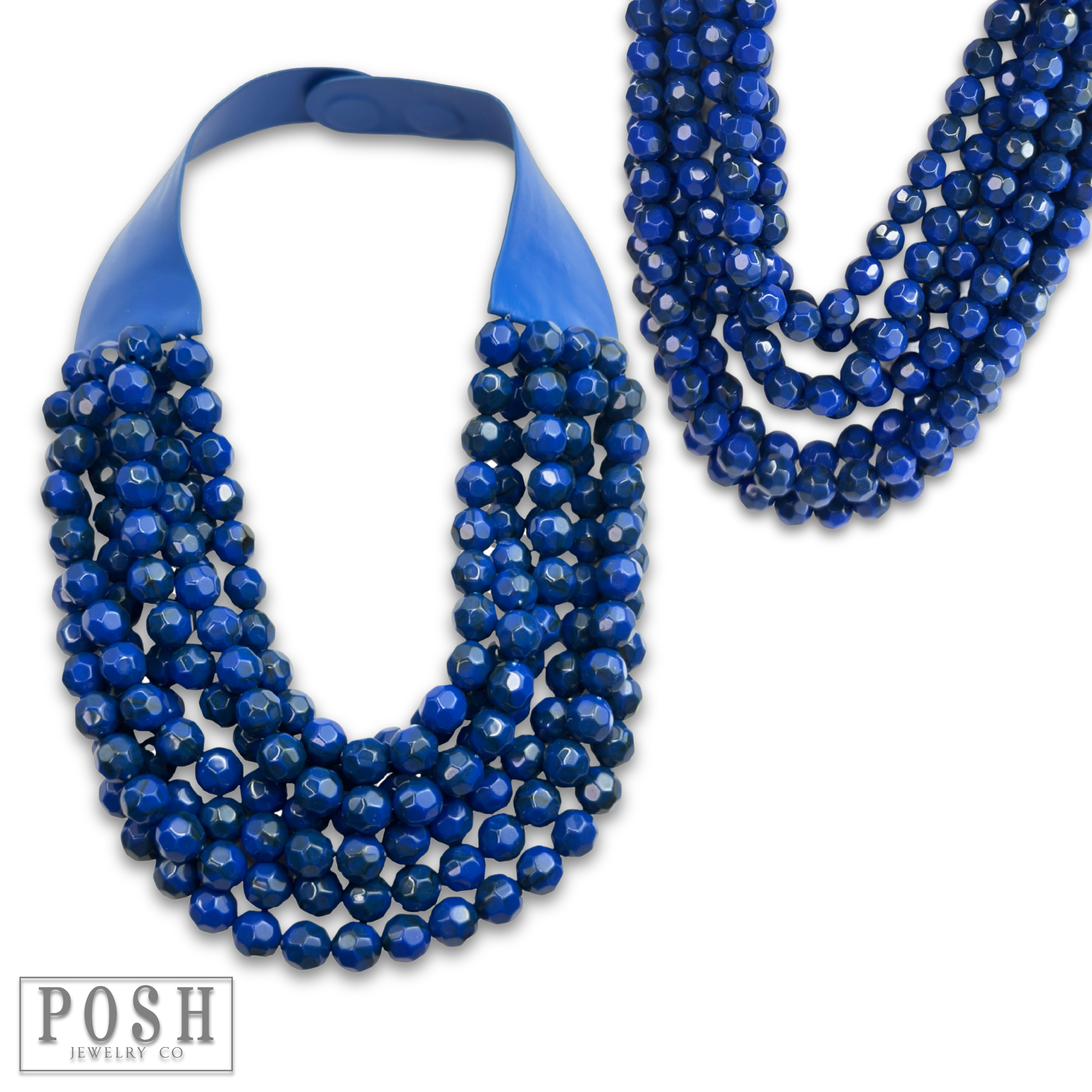 Pink Panache Brands - Wholesale Beaded/Pearl Necklace - Multi-strand magnetic clasp necklace4