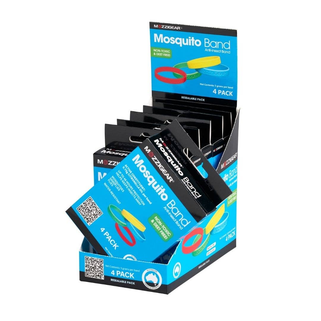Mozzigear - Wholesale Insect repellent - Mozzigear Adults Mosquito Band 4 Pack4