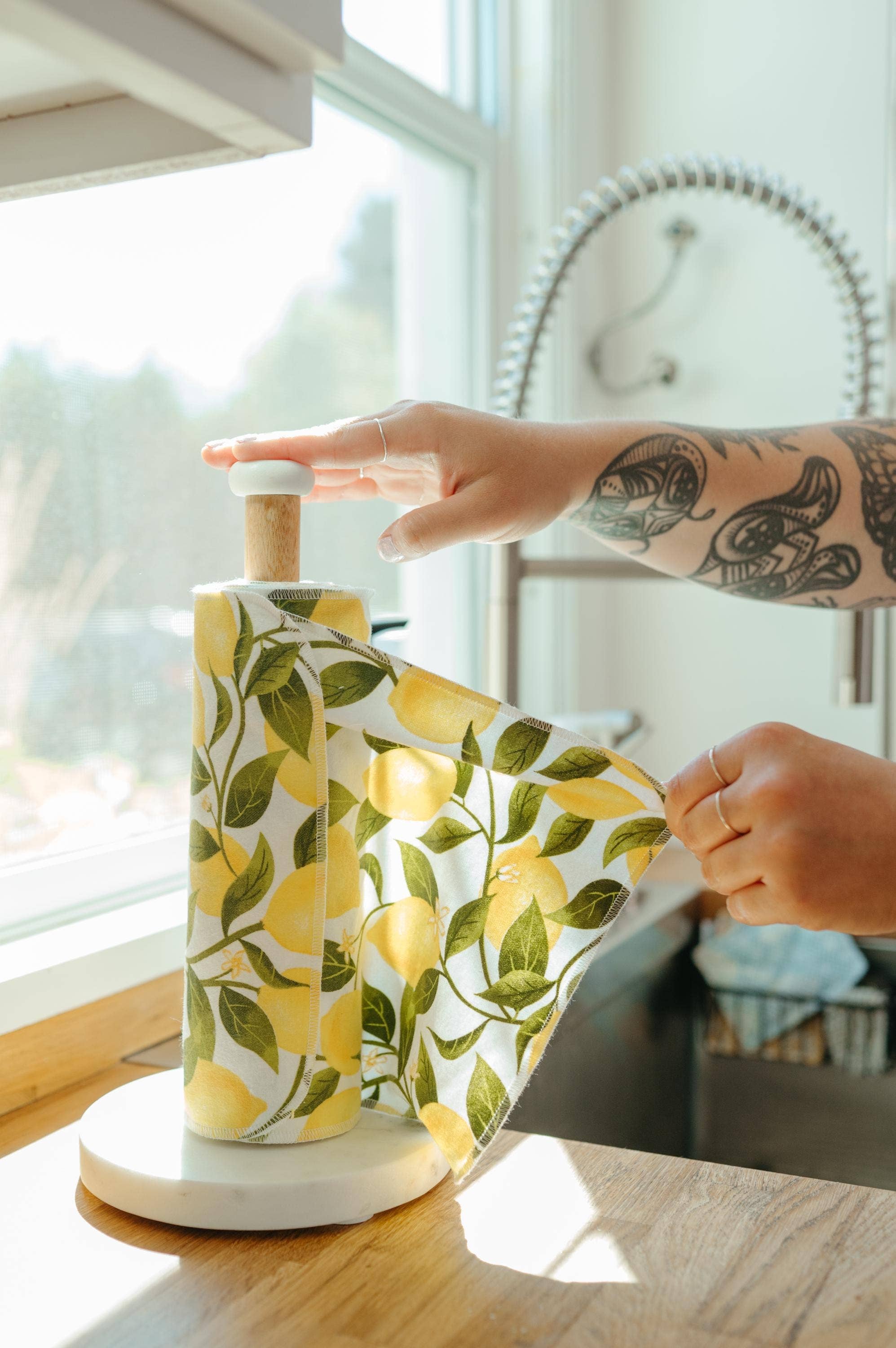 Porter Lee's - Wholesale Paper Towels - Reusable Paper Towels--Stamped Grove8