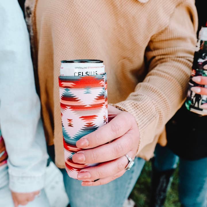 The Front Porch Label - Wholesale Drink Huggers & Koozies - Aztec Tall Coozie 2-Pack23