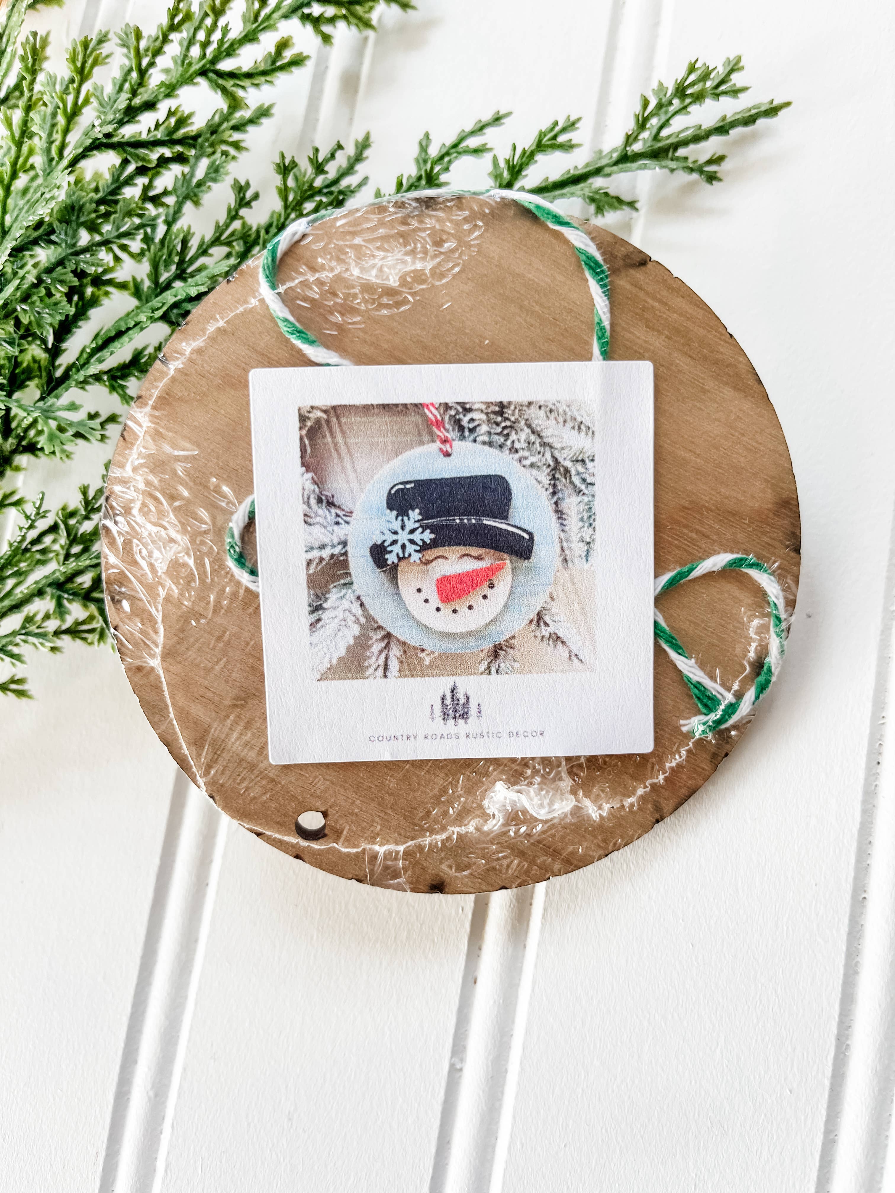 Country Roads Rustic Decor – Großhandel Bastelset – Santa DIY Ornament Kreativset1