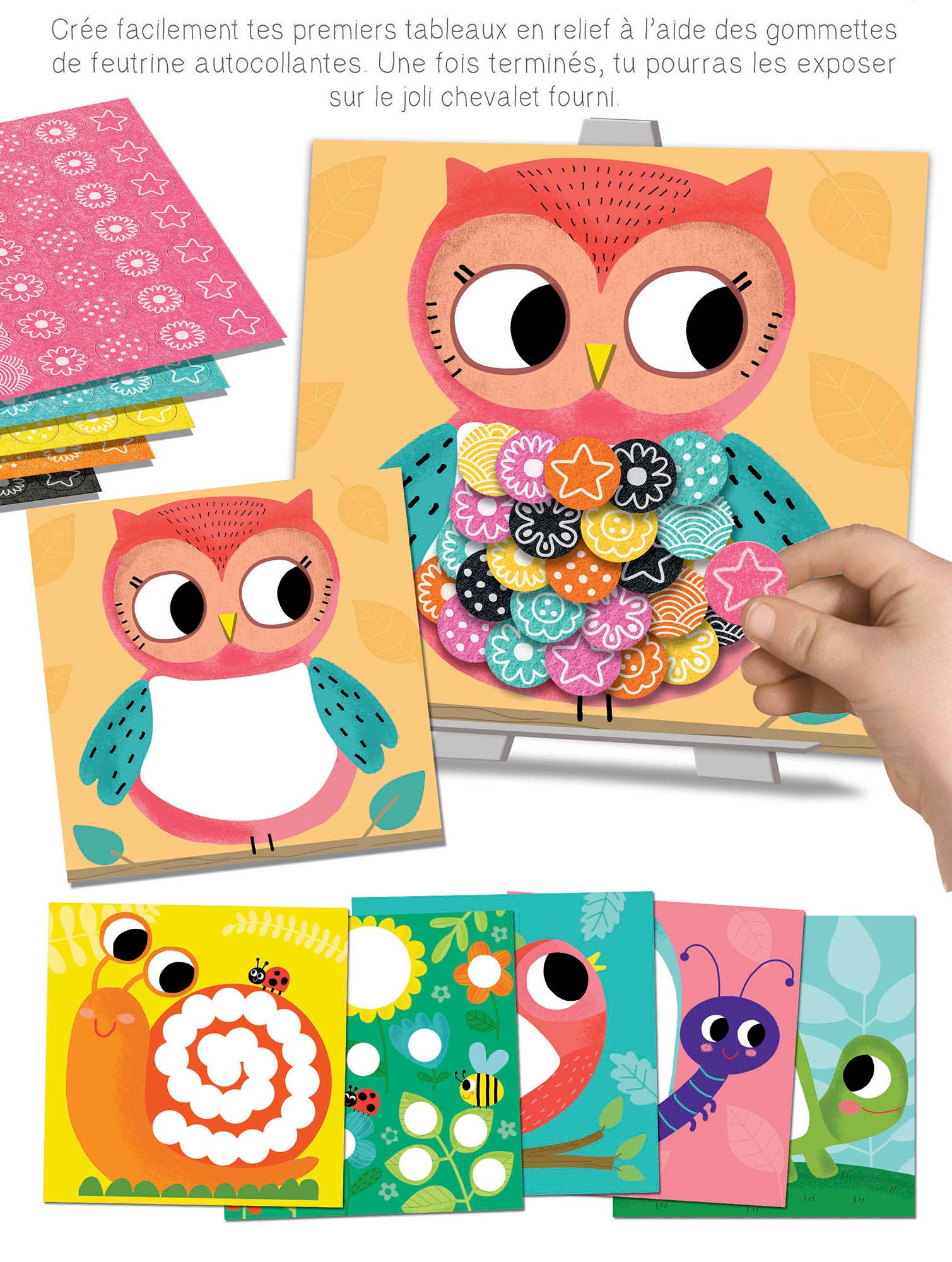 Créa Lign' - Wholesale DIY Craft Kit - Kids - Felt "In the Meadow"3