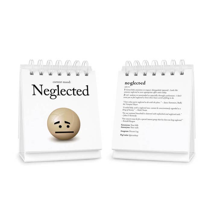 Fred & Friends - Wholesale Whiteboard/Dry-Erase Board - Daily Mood - Desk Flipchart