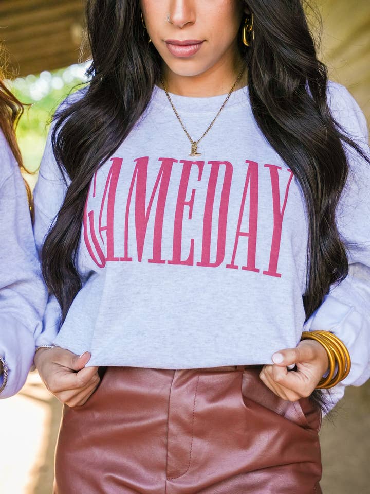 Summer Tees - Wholesale Graphic Sweatshirt - Women's - GAME DAY PUFF TEE3