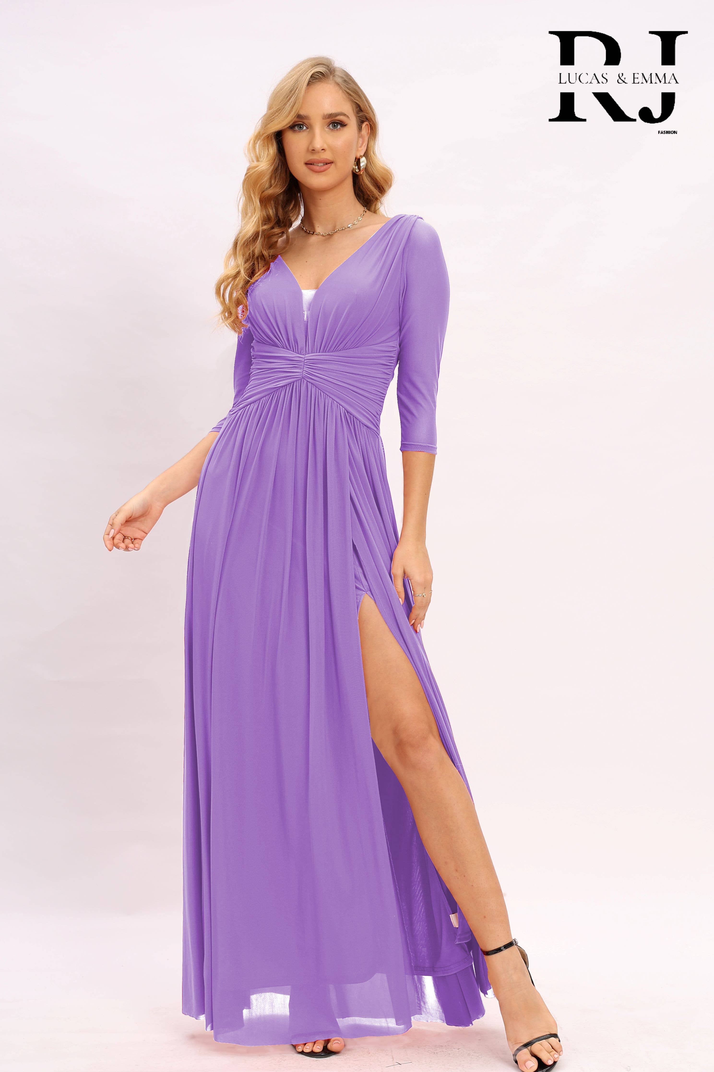 Lucas & Emma - Sarl RJ & co - Wholesale Gown - Women's - Plus Size Ankara Evening Dress 22309-14