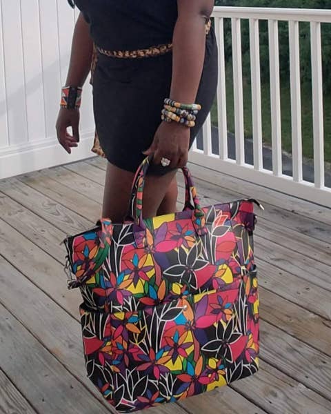 AMMA JO - Wholesale Tote Bag - Women's - La Fleur Tote Satchel3