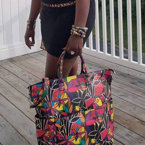 AMMA JO - Wholesale Tote Bag - Women's - La Fleur Tote Satchel3