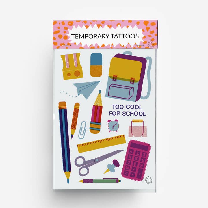 Tatouages scolaires temporaires DIN A6 pour la vente par jungwiealt