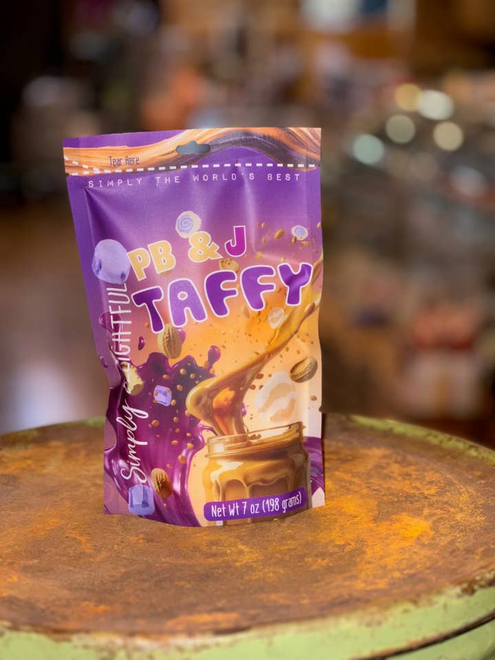 PB & J Taffy for wholesale by Simply Delightful