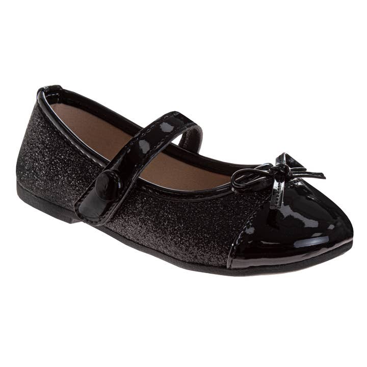 Kensie Girl Big Kid Glitter Patent Ballerina Flats for wholesale by Josmo Shoes Inc