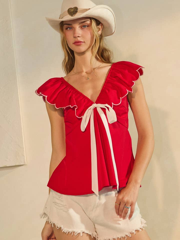 Solid Poplin Top for wholesale by Oddi