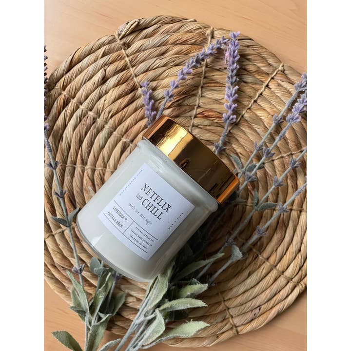 dax + jade - Venta al por mayor Velas en tarros - Netflix + Chill- Vela de soja que huele a una cita nocturna
