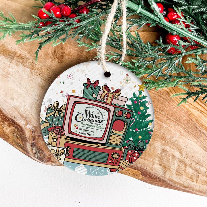 TMLECOM LTD – wholesale Ornament – White Christmas Movie Ornament, Haynes Sisters Xmas Ornament2