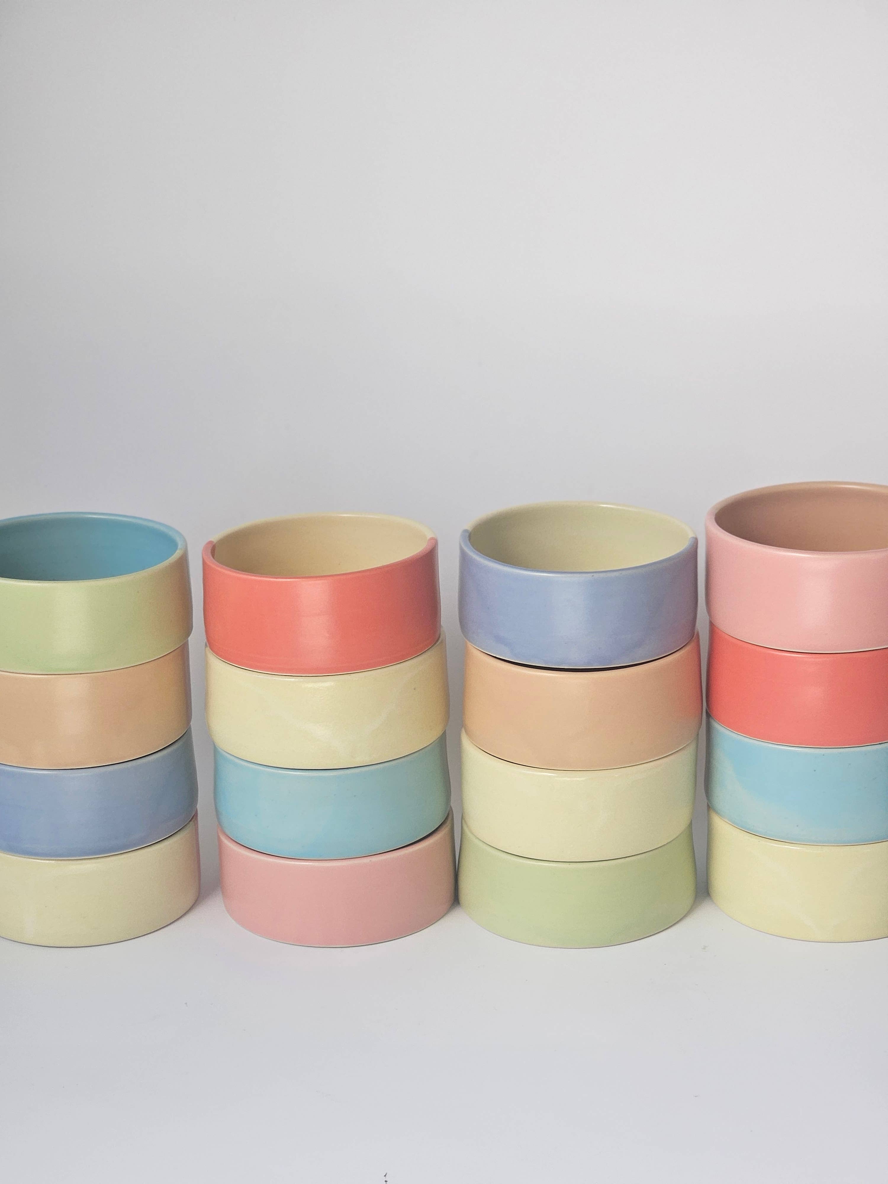 Bad Dogs Studio - Wholesale Pet Bowl - Cat/Dog - Half & Half Pet Dish • Small Dog Cat Bowl • Handmade Ceramic1