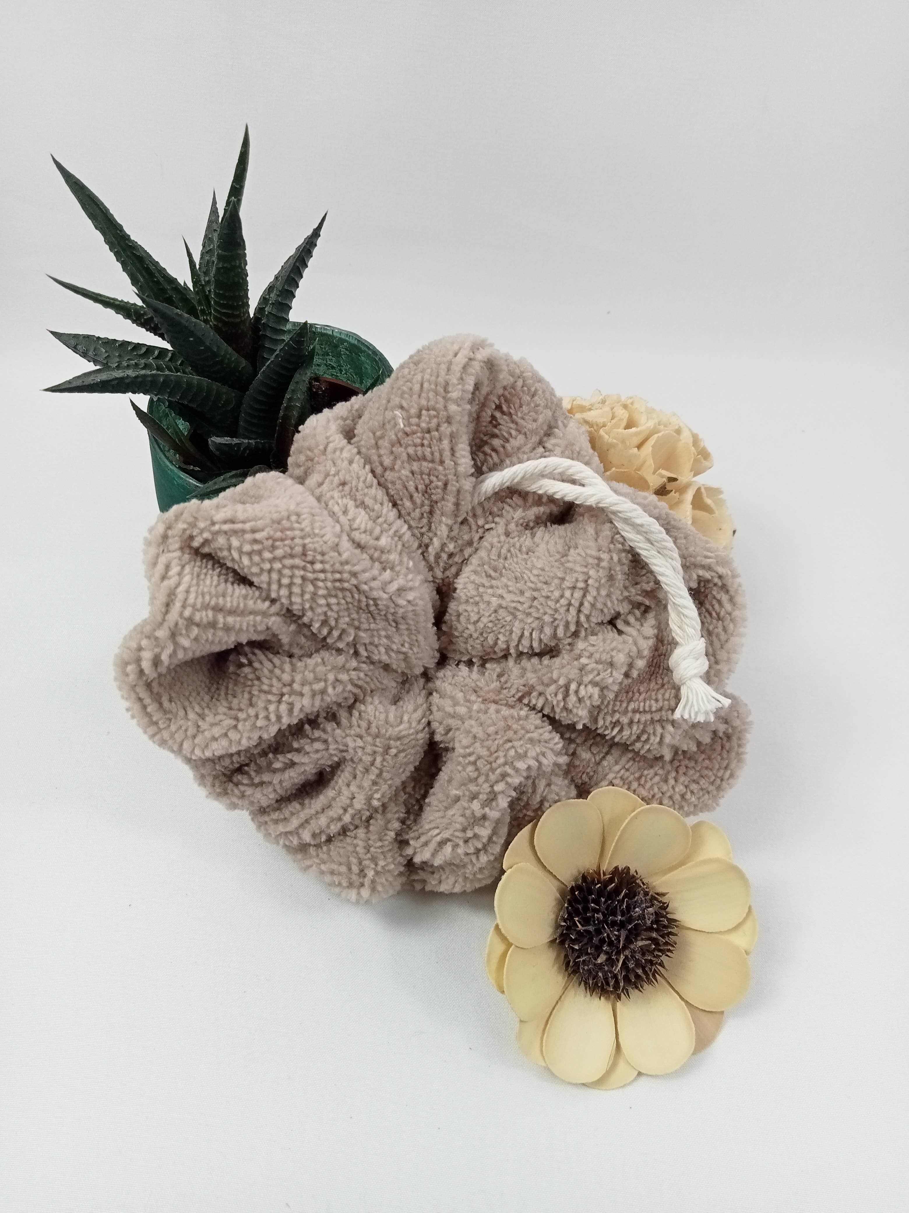ZHENZHI – Puff/esponja de banho por atacado – Flor de chuveiro7