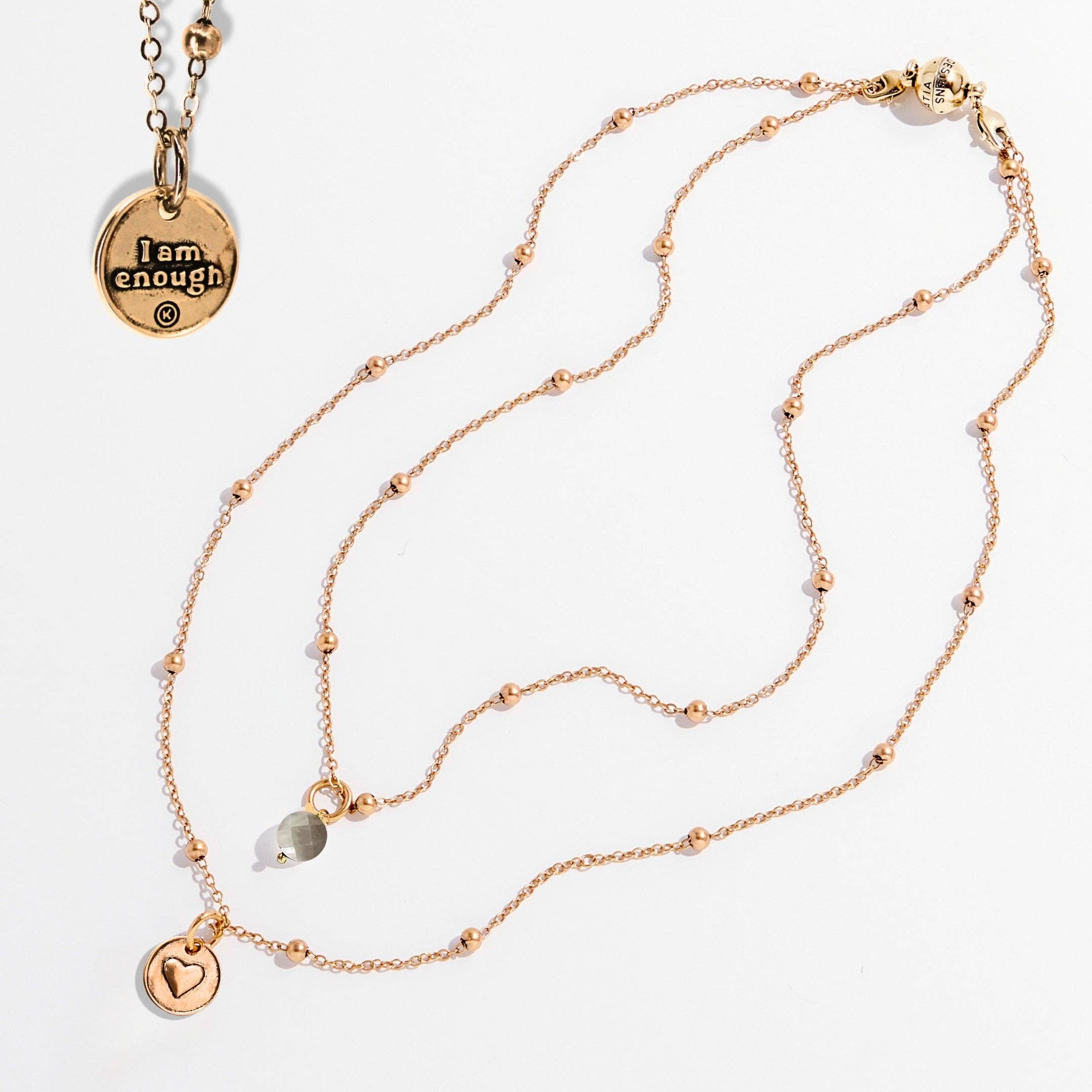 Katia Designs – Engroshandel Halskæde med vedhæng – "Halskæde med Vedhæng 'Jeg er Nok'"0