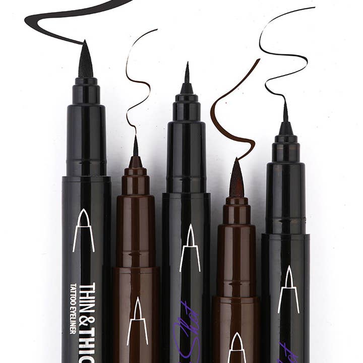 LUK FIXX – Engroshandel Eyeliner – Tynd og tyk dobbelt skud tatovering eyeliner6