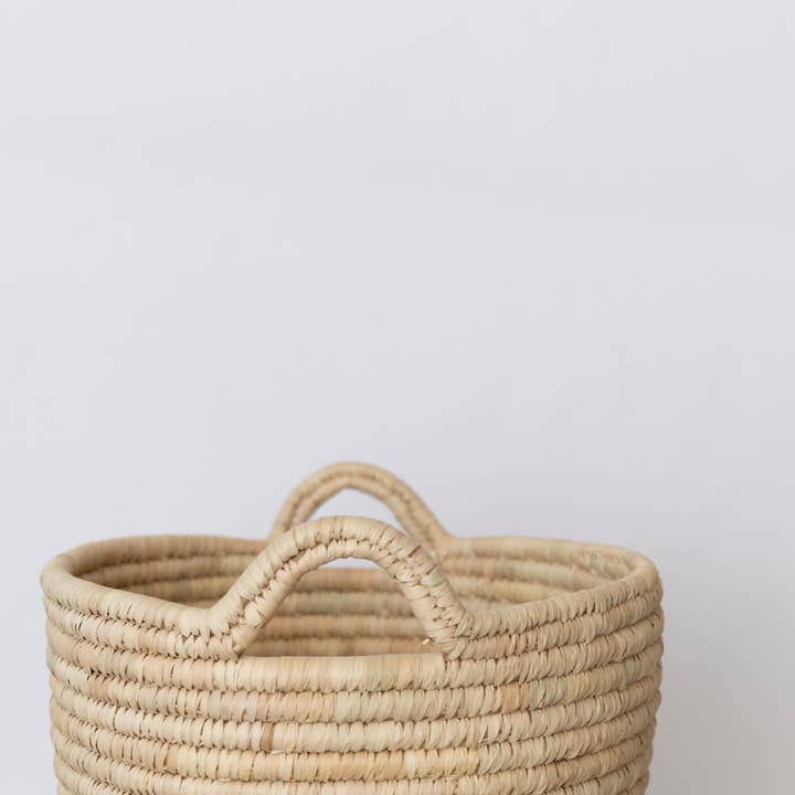 Will & Atlas - Wholesale Laundry Basket - Oval Laundry Basket, palm leaf