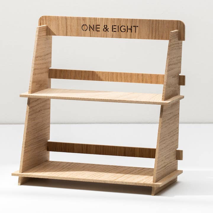 One & Eight – wholesale Jewellery stand & display – Two Tier Display Stand2