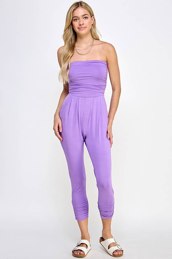 Heart & Hips – wholesale Jumpsuit – Women's – AR16435 - TUBE TOP W/SHIRRING JUMPSUIT11