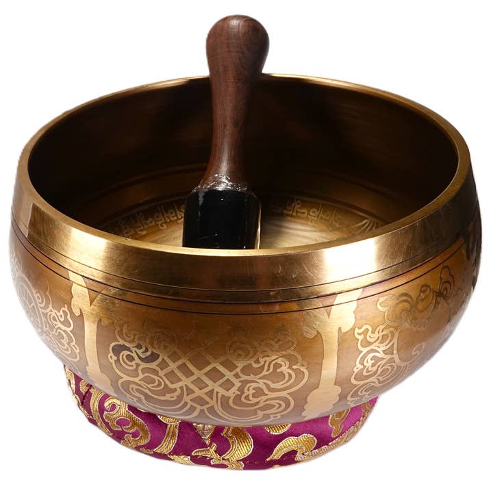 Tenzing Collections - Wholesale Meditation Supplies - large Tibetan singing bowl with amazing sounds8