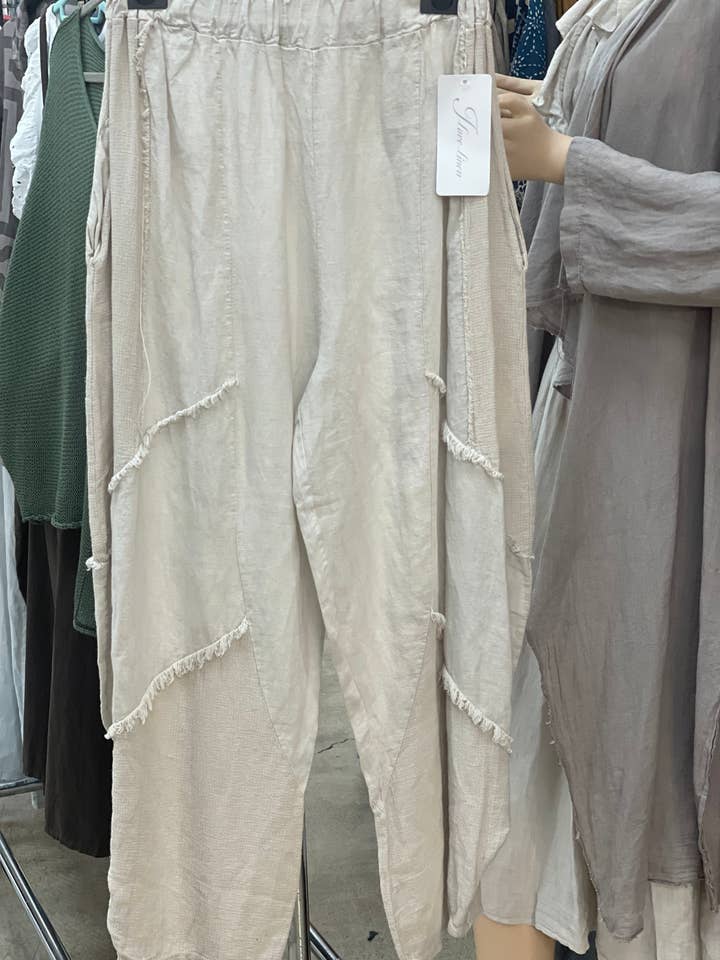 Harem Style Pant in Linen for wholesale by LeParisPetit by I Love Linen