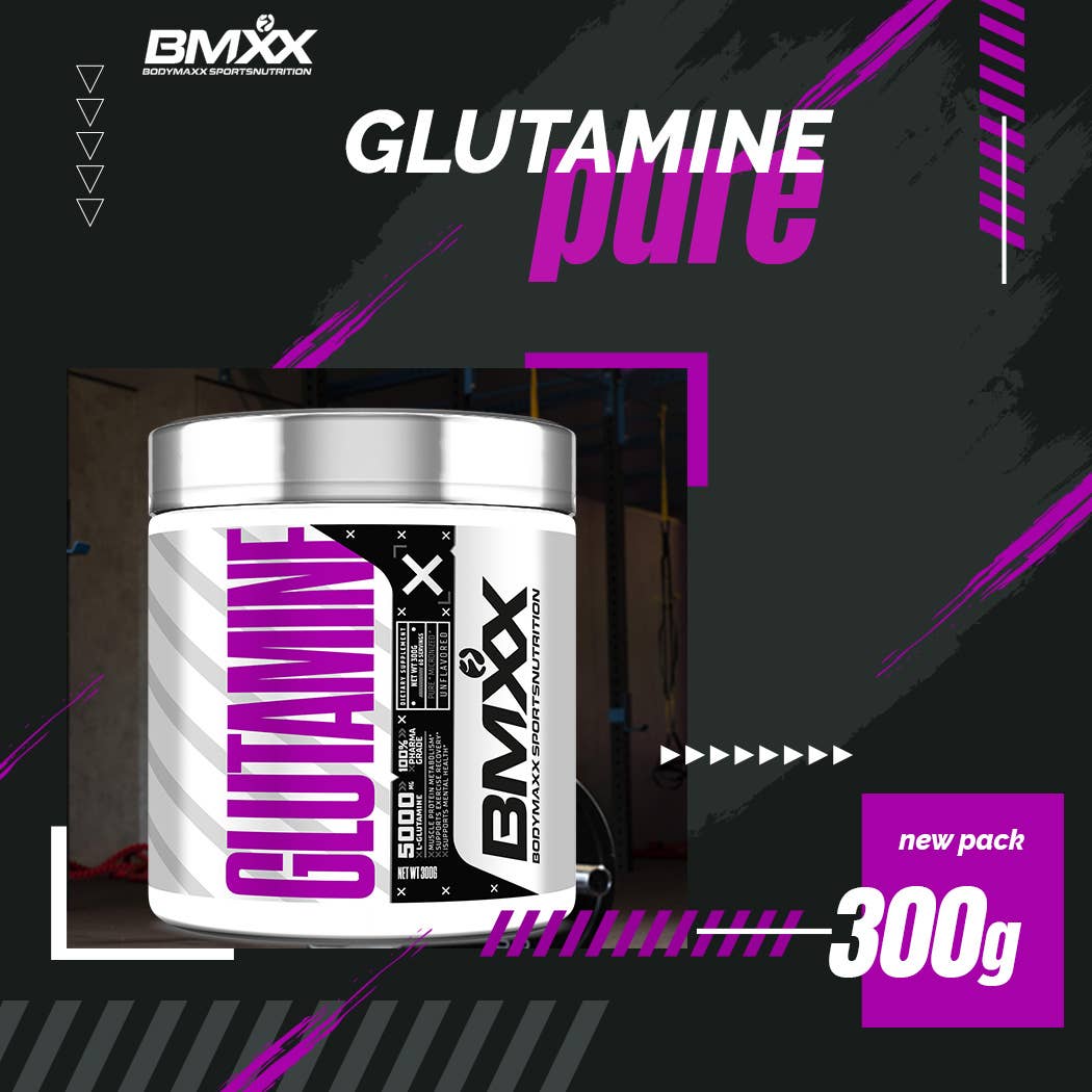 BMXX Sports Nutrition – wholesale Protein/superfood powder – GLUTAMINE 100% 300g1