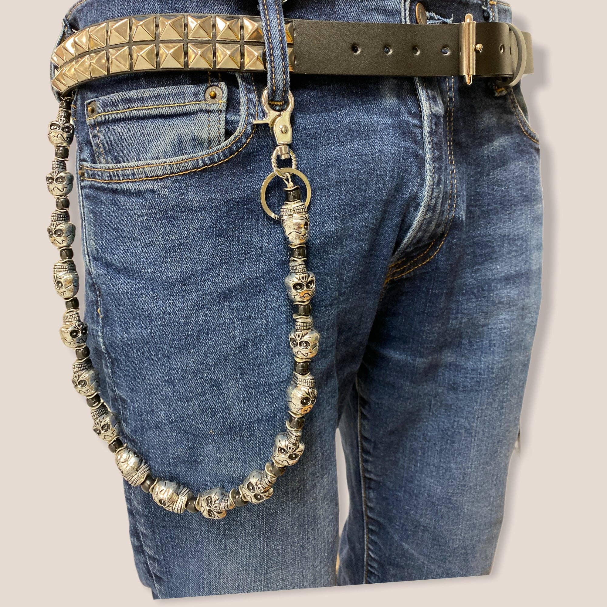 Funk Plus - Wholesale Belt - Women's - BT117 2 ROW 1/2' PYRAMID STUDS, 1 1/4" WIDE8