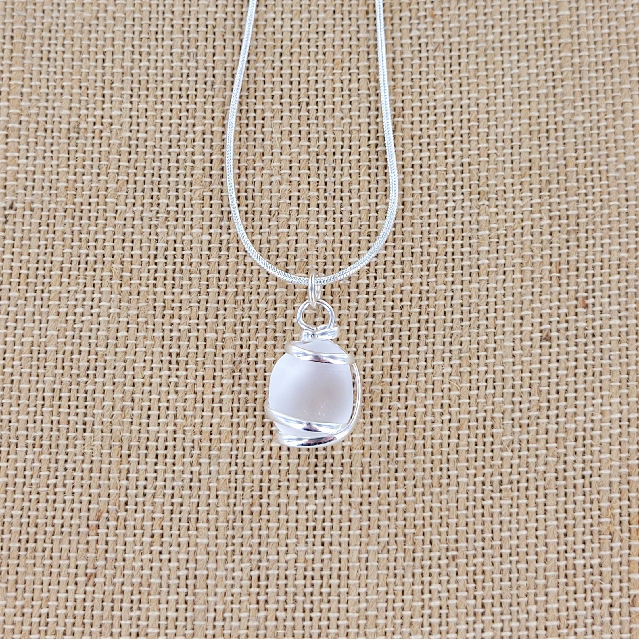 Sadie Green's Jewelry - Wholesale Pendant/Charm Necklace - Cultured Sea Glass Pendant XCAM-PD16-SG2