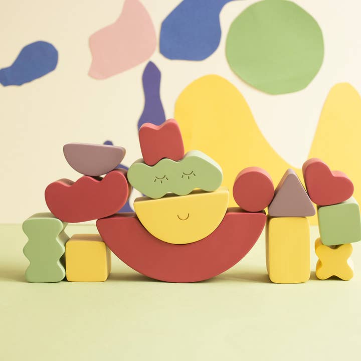 Boom de mal humor. Juego Stacking Balancing Learning Emotions para venta al por mayor de Babai