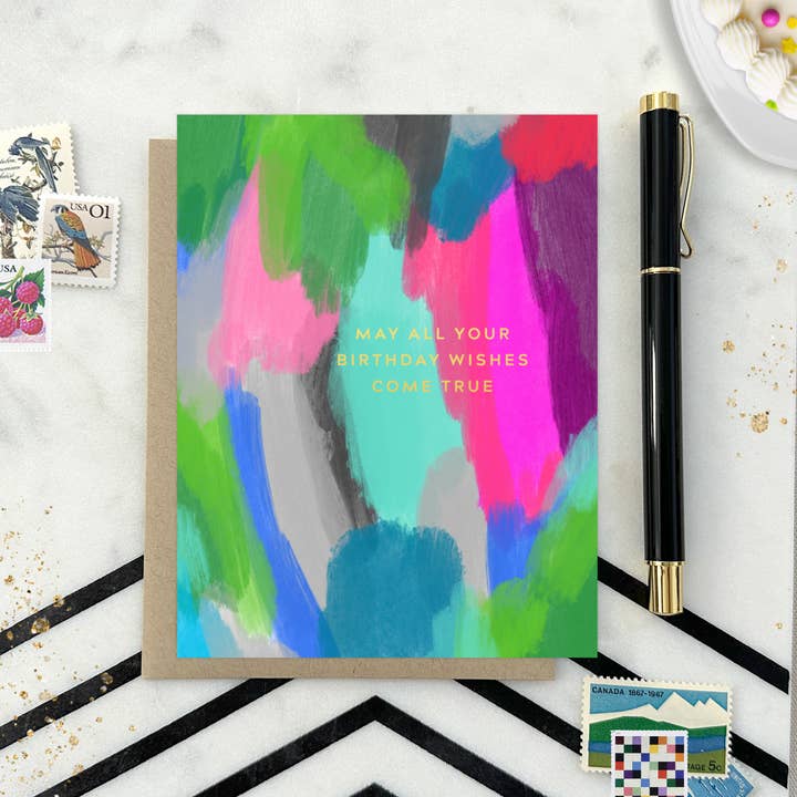 Barone and Co. - Wholesale Birthday Card - Painterly Birthday Birthday Card5