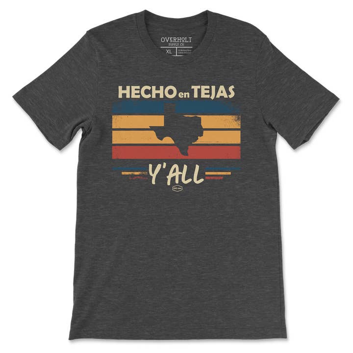 Overholt Supply Co. - Wholesale Screen Printed T-Shirt - Men's - OSC-086 Hecho en Tejas Y'all 2.05