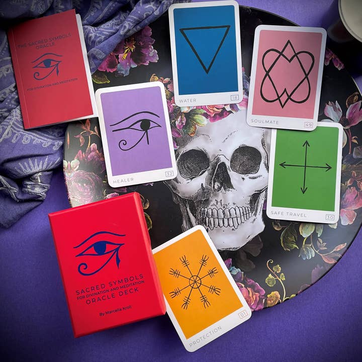 Hachette Book Group - Wholesale Tarot Cards - Sacred Symbols Oracle Deck by Marcella Kroll