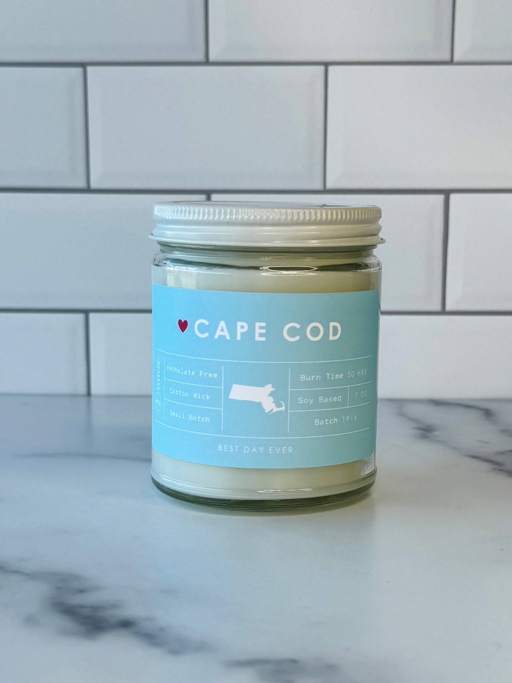 Rambling Caravan – Vela em jarro/copo por atacado – Cape Cod, MA Vela2