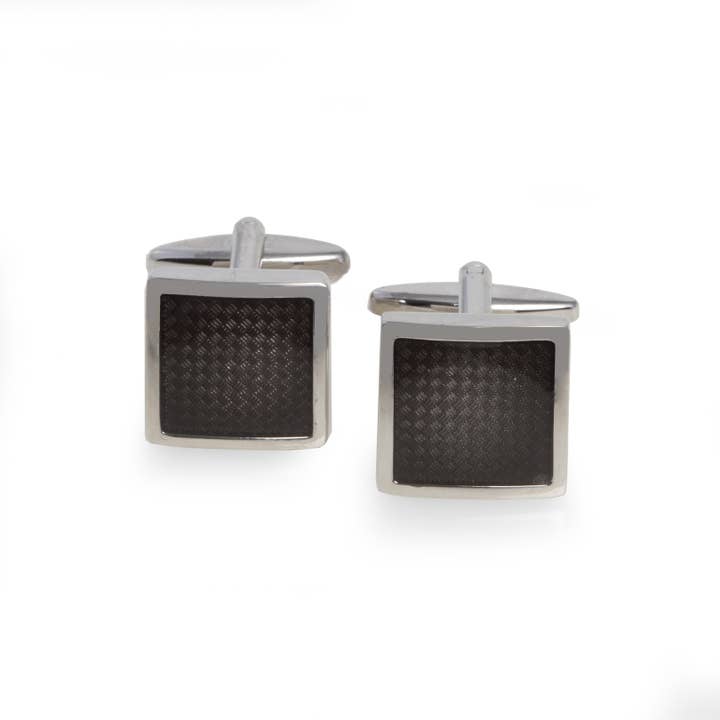 "Carbon Fiber" Cufflinks for wholesale by BeyBerk International