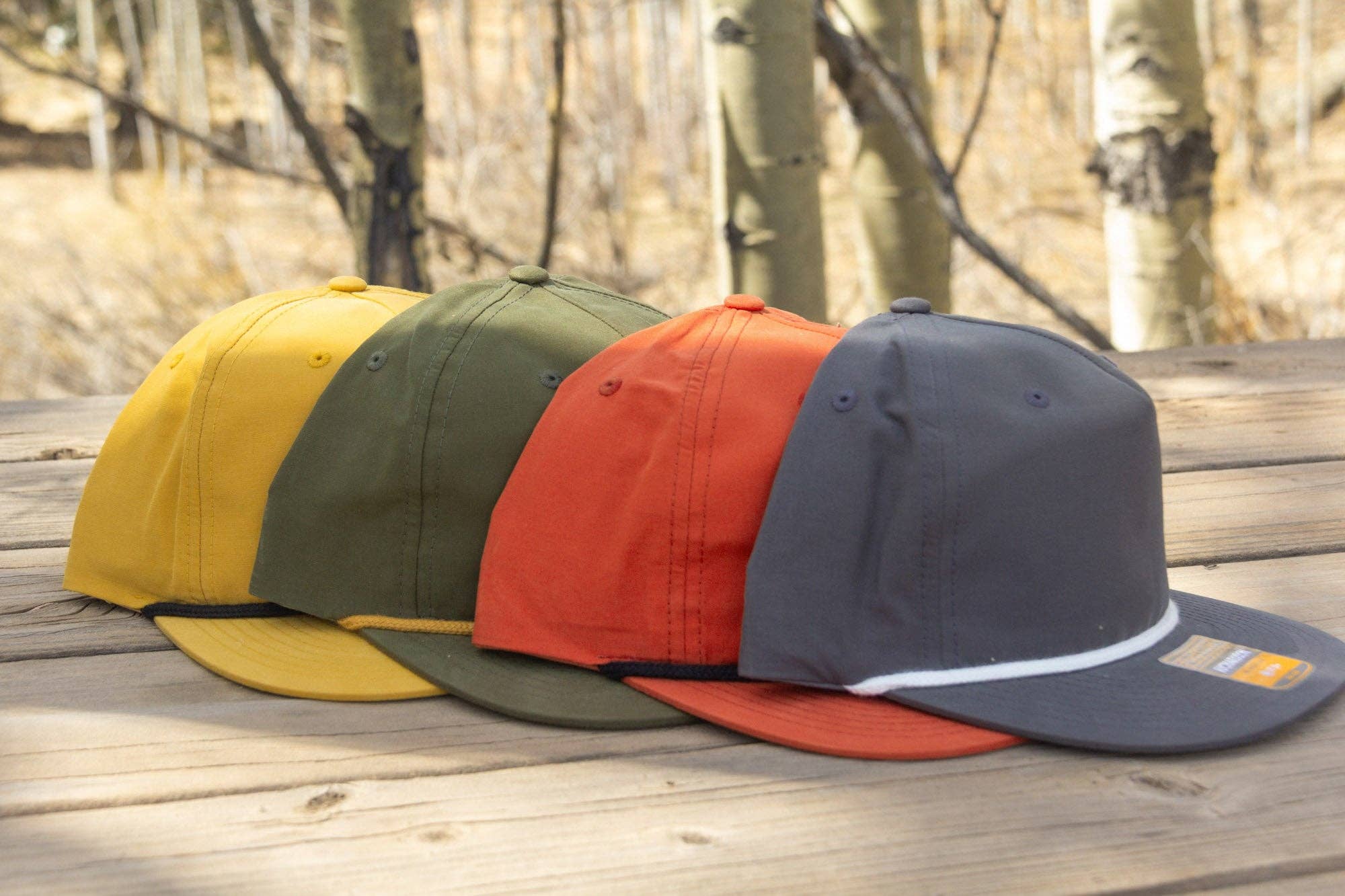 Hinterland Outdoors - Wholesale Flat Brim Cap - Unisex - Mount Massive Colorado 14er Rope Hat3