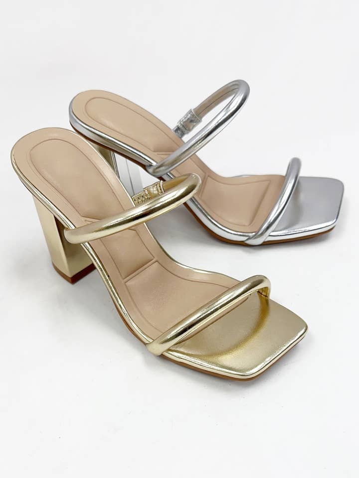 CCOCCI - Wholesale High heels – Women’s - CHICAGO-84 SQUATE-TOE THINE DOUBLE STRAP MULE HEEL6