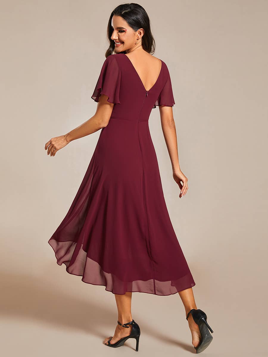 Ever-Pretty – Großhandel Kleid – Damen – Chiffonkleider mit plis­sierten Rüschen für Hochzeitsgäste18