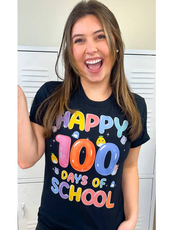 Sugar Stitch - Wholesale Screen Printed T-Shirt - Kids - 100 Days of Squishy Graphic T-Shirt
